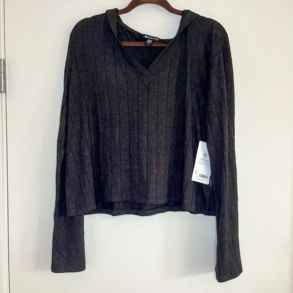 BRAND NEW | Athleta | Harmony Hoodie Sweatshirt - Picture 2 of 9